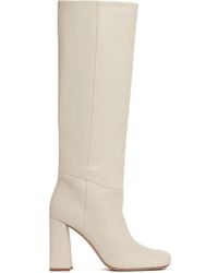 Fabiana Filippi - Block-Heel Leather Boots - Lyst