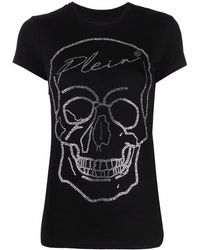 Philipp Plein - Skull-Detail Short-Sleeved T-Shirt - Lyst
