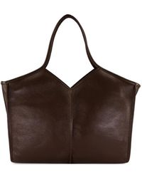 Hereu - Calella Squared Leather Tote Bag - Lyst