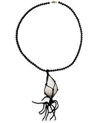 Mayol - Bead-Embellished Shell-Pendant Necklace - Lyst