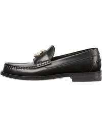 Gucci - Double G Leather Loafer - Lyst