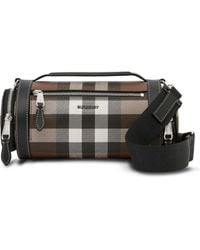 Burberry - BORSA 'SOUND' EXAGGERATED CHECK - Lyst