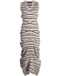Kiko Kostadinov - Striped Knitted Maxi Dress - Lyst