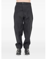 Jan Jan Van Essche - Crinkled Cotton Trousers - Lyst