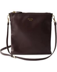 Prada - Nappa Leather Mini Shoulder Bag - Lyst