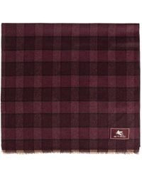 Etro - Karierter Schal - Lyst