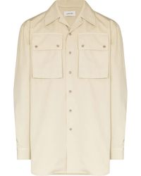 Lemaire - Flap-Pocket Cotton Shirt - Lyst