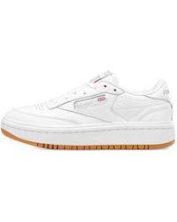 Reebok - Baskets Club C Double - Lyst