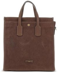 Gianni Chiarini - Berlino Suede Tote Bag - Lyst