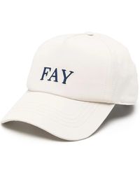 Fay - Gorra con logo bordado - Lyst