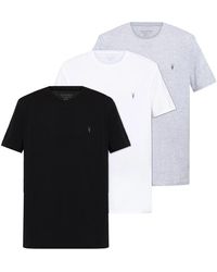 AllSaints - Tonic T-Shirts (Set Of Three) - Lyst