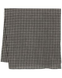 Daniela Gregis - Gingham Wool Scarf - Lyst