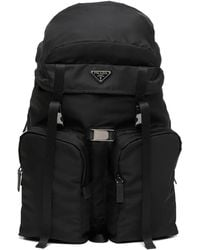 Prada - Re-Nylon Rugzak Met Meerdere Vakken - Lyst