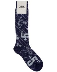 Vivienne Westwood - Plus 5 Graphic-Print Socks - Lyst