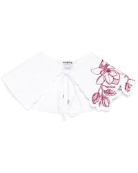Vivetta - Embroidered Scalloped Collar - Lyst