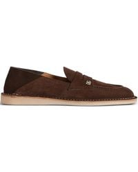 Dolce & Gabbana - Suede Loafer - Lyst