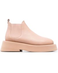 Marsèll - Chunky-sole Leather Boots - Lyst