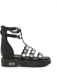 Cult - Ziggy Stud-Embellishment Leather Sandals - Lyst