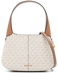 MICHAEL Michael Kors - 'Alice' Logo-Charm Shoulder Bag - Lyst