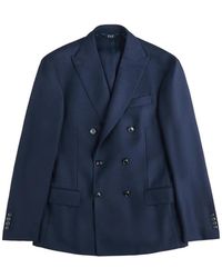 Fay - Double-Breasted Peak-Lapel Jacket - Lyst