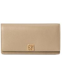 Calvin Klein - Logo-Plaque Grained Wallet - Lyst