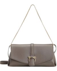 Ferragamo - Shoulder Bag With Front Flap - Lyst
