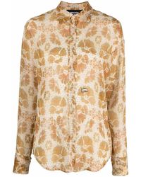 DSquared² - Woven Floral Jacquard Shirt - Lyst