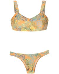 Amir Slama - Bikini À Imprimé Végétal - Lyst