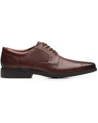 Clarks - Clarkslite Tie Brogue-Detail Derby Shoes - Lyst