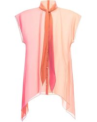 Roberto Cavalli - Neck-Tie Blouse - Lyst