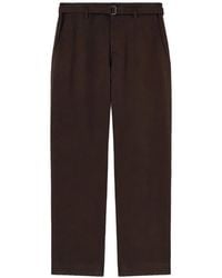 RETORI - Belted Straight-Leg Trousers - Lyst