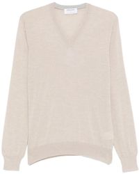 Gran Sasso - V-Neck Long-Sleeve Sweater - Lyst