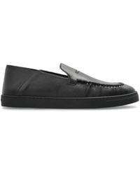 Giorgio Armani - Leather Penny Loafers - Lyst