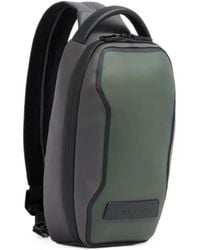Piquadro - Logo-Patch Panelled Backpack - Lyst