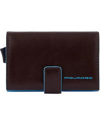 Piquadro - Kartenetui aus Leder - Lyst