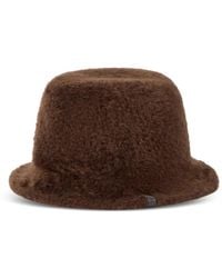 Brunello Cucinelli - Soft Fuzzy-Shearling Bucket Hat With Shiny-Band - Lyst