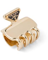 Prada - Logo Hair Clip - Lyst