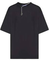 Sportmax - Chain-Detail Cotton T-Shirt - Lyst