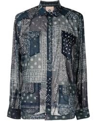 Alchemist - Camisa con botones y motivo de cachemira - Lyst