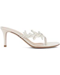 Gianvito Rossi - Leaf Stiletto Mules - Lyst