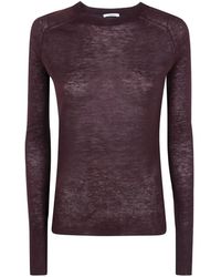JOSEPH - Geras Cashair Round-Neck Sweater - Lyst