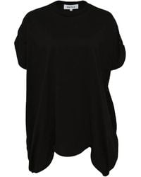 Enfold - Asymmetric Draped T-Shirt - Lyst