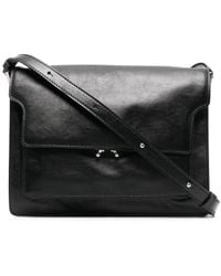 Marni - Trunk Leather Messenger Bag - Lyst