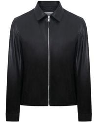 MEGUSTA - Degradé Suede Leather Jacket - Lyst