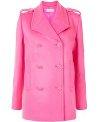 Emilio Pucci - Short Double-breasted Coat - Lyst