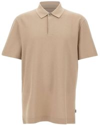 BOSS - Checked Jacquard Polo Shirt - Lyst