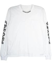 Chrome Hearts - Love You Logo-Print Long-Sleeve T-Shirt - Lyst