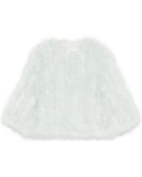 Yves Salomon - Round Neck Jacket - Lyst
