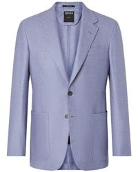 ZEGNA - Button Cashmere Jacket - Lyst