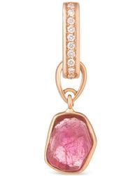 CLARA CHEHAB - Liberté Half Moon Tsavorite And Diamond Charm - Lyst